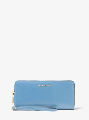 Leather Continental Wristlet | Michael Kors