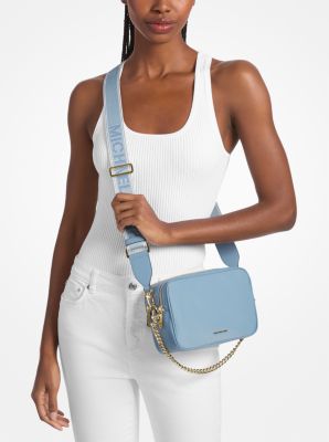 Thumbnail - MK Kameratasche Bryant Medium Aus Nylon - Blau - Michael Kors