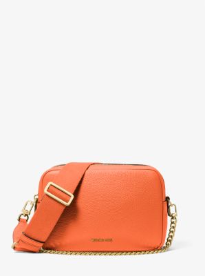Bryant Medium Pebbled Leather Camera Crossbody Bag
