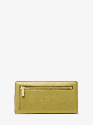 Bryant Large Pebbled Leather Snap-Front Wallet