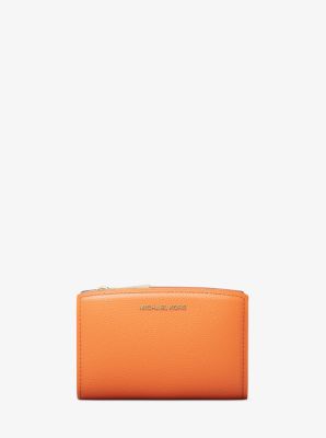 MK Brieftasche Bryant Medium Aus Gekrispeltem Leder - Orange