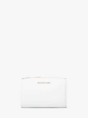 MK Brieftasche Bryant Medium Aus Gekrispeltem Leder - Weiss