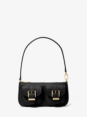 Zoe Small Pebbled Leather Pochette image number 0