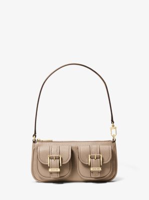 Pochette Zoe Small aus gekrispeltem Leder