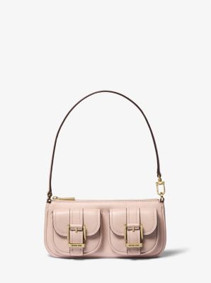 Pochette Zoe piccola in pelle martellata