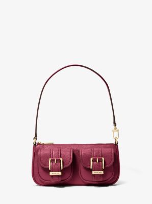 Pochette Zoe pequeña de piel granulada