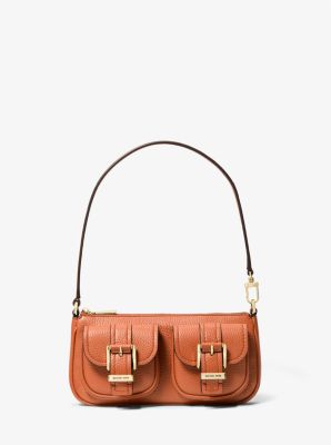 Zoe Small Pebbled Leather Pochette