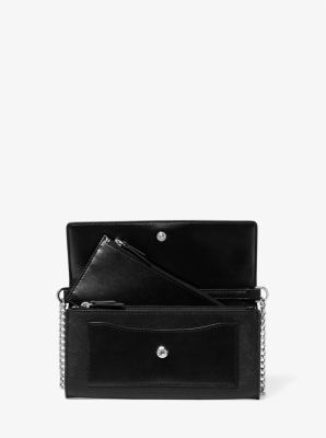 Sac à bandoulière convertible Jet Set 2-en-1 de taille moyenne en cuir Saffiano image number 4