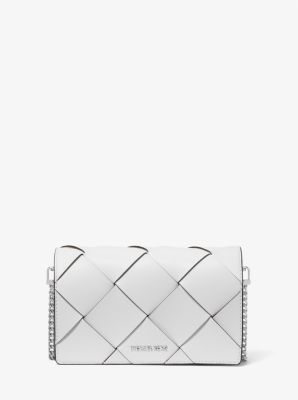 Sac à bandoulière Jet Set de taille moyenne en cuir tressé