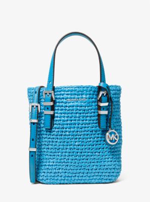 Tr&egrave;s petit sac &agrave; bandouli&egrave;re Quinn en paille crochet&eacute;e &agrave; la main