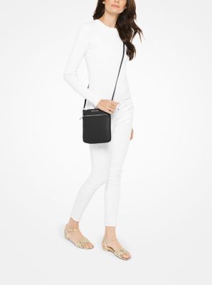 michael kors riley pebble leather crossbody