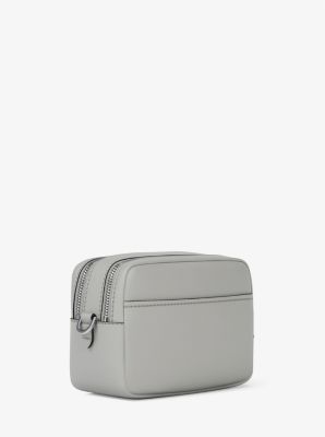 Bryant Medium Pebbled Leather Camera Crossbody Bag in QUARRY GREY | Michael Kors