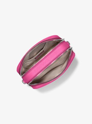 Camera bag a tracolla Bryant media in pelle martellata