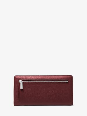 Bryant Large Pebbled Leather Snap-Front Wallet
