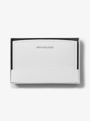 Bryant Medium Pebbled Leather Wallet in OPTIC WHITE | Michael Kors