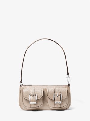 Zoe Small Pebbled Leather Pochette