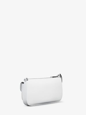 Bolso pochette Zoe peque&ntilde;o de piel granulada in BLANCO INTENSO | Michael Kors