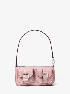 Zoe Small Pebbled Leather Pochette