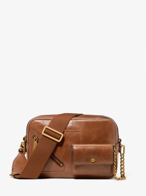 Bryant Medium Leather Camera Crossbody Bag