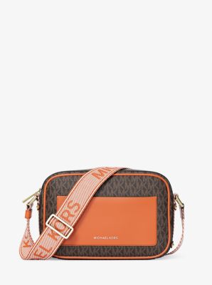 Maeve Large Signature Logo Crossbody Bag in MIMOSA | Michael Kors