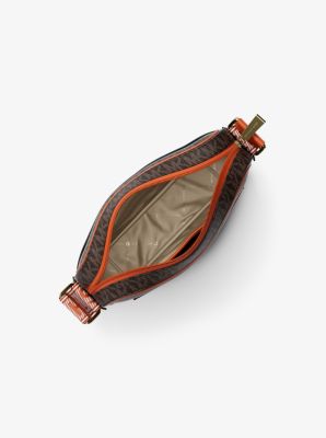 Maeve Large Signature Logo Crossbody Bag in MIMOSA | Michael Kors