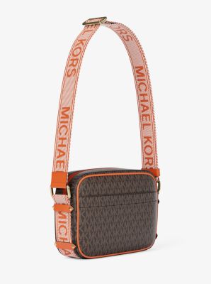 Maeve Large Signature Logo Crossbody Bag in MIMOSA | Michael Kors
