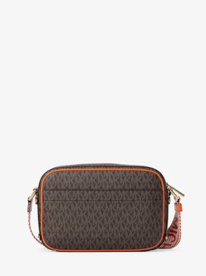 Maeve Large Signature Logo Crossbody Bag in MIMOSA | Michael Kors
