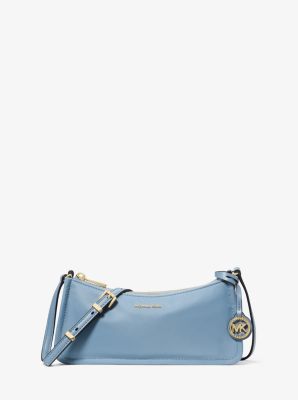 MK Umhängetasche Zadie Small Aus Nylon - Blau