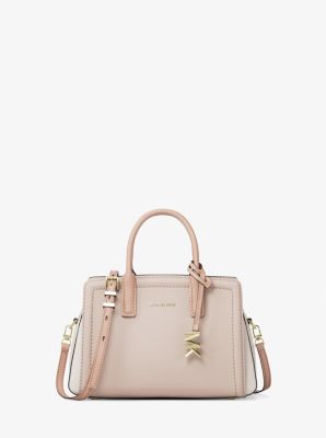 Laila Extra-Small Color-Block Leather Crossbody Bag