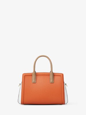 Borsa a tracolla Laila extra-small in pelle color-block