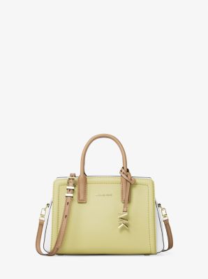 Laila Extra-Small Color-Block Leather Crossbody Bag