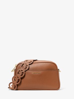 Jet Set Small Leather Camera Crossbody Bag