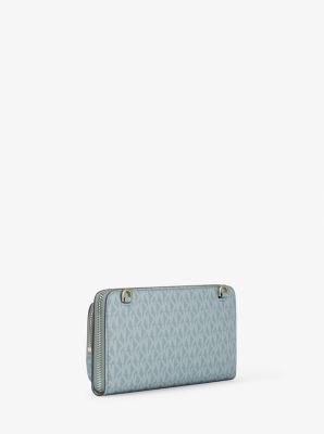 Grand sac &agrave; bandouli&egrave;re continental Jet Set &agrave; logo Signature