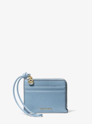 Bolso de pulsera Jet Set peque&ntilde;o de piel granulada con tarjetero in CHAMBRAY | Michael Kors