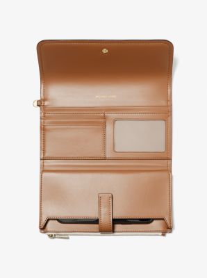 Smartphone-Handgelenktasche Jet Set Medium mit Signature-Logomuster