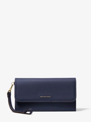 Bolso de pulsera para smartphone Jet Set mediano de piel granulada