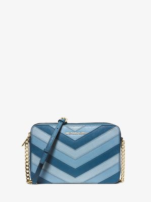 Jet Set Travel Large Leather Chevron 