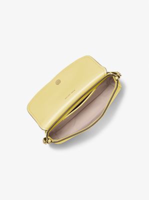 Borsa a tracolla Nolita piccola in pelle martellata in LIMONE | Michael Kors