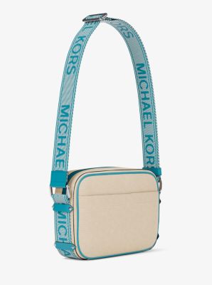 Maeve Large Canvas Crossbody Bag in MILOS BLUE | Michael Kors