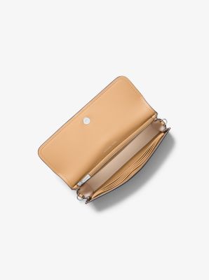 Borsa a tracolla convertibile Jet Set piccola con stampa logo in ARACHIDE | Michael Kors