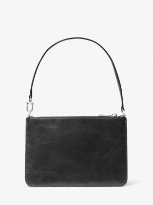 Wandelbare Handgelenktasche Jet Set Large aus Leder mit Rei&szlig;verschluss