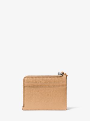 Kartenetui Jet Set Small aus gekrispeltem Leder mit Handschlaufe