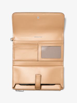 Bolso de pulsera Jet Set convertible mediano con piel granulada in MAN&Iacute; | Michael Kors