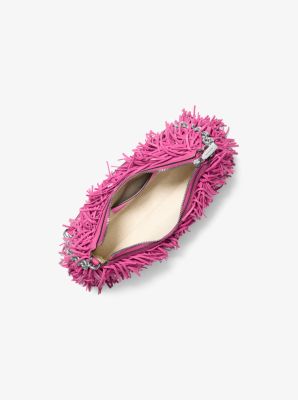 Pochette Nolita de taille moyenne en cuir &agrave; franges