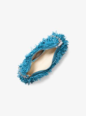 Pochette Nolita de taille moyenne en cuir &agrave; franges