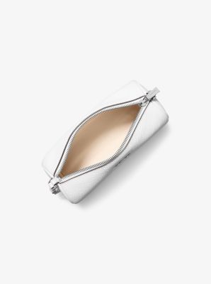 Pochette Izzy piccola in pelle martellata in BIANCO OTTICO | Michael Kors