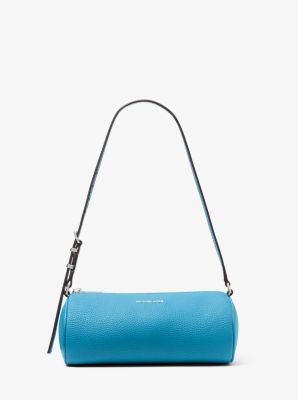 Zylindrische Pochette Izzy Small aus gekrispeltem Leder
