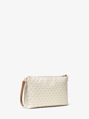 Michael Kors Adele Logo Crossbody Bag for Women-Vanilla : Buy