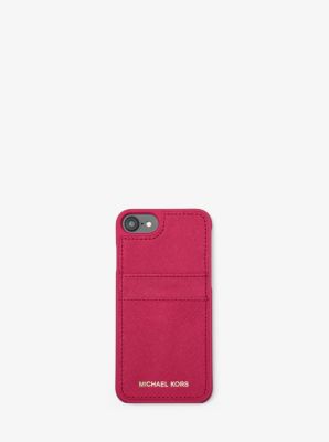 Saffiano Leather Phone Case For iPhone 