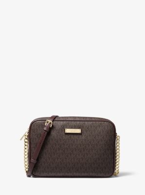 michael kors jet set travel crossbody schwarz